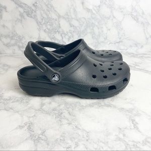 Crocs Black Slip On Comfort Clogs